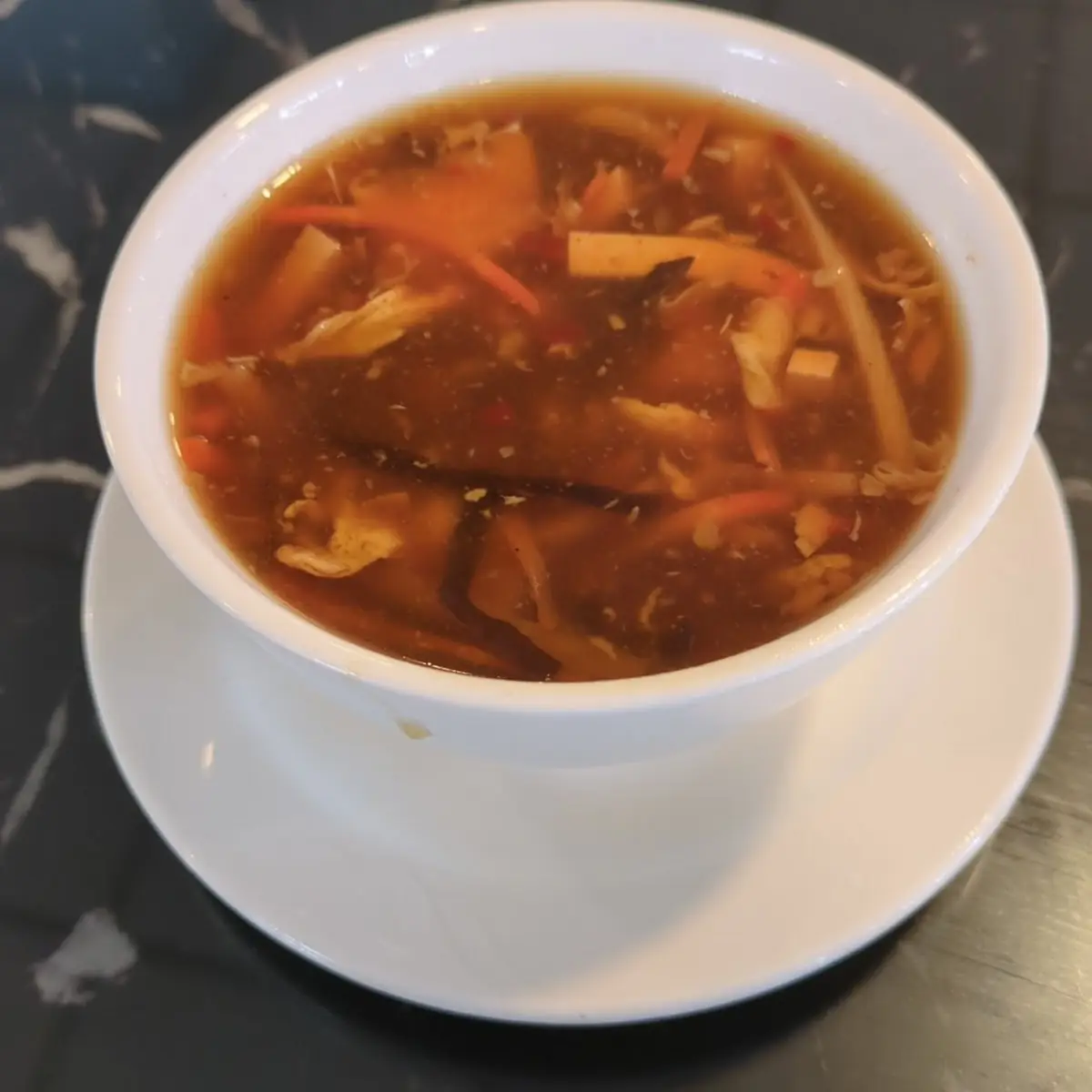hot & sour soup hot - 酸辣汤
